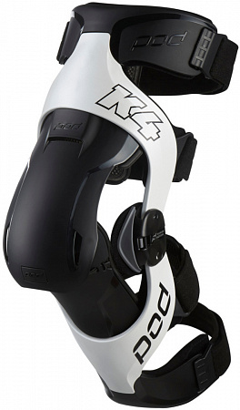 Шарнирные наколенники (брейсы) POD K4 2.0, White/Black 2025 Шарнирные наколенники (брейсы) POD K4 2.0, White/Black 2025